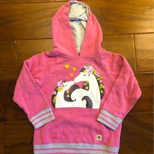 Hooded Horse Sweatshirt mother daughter hoodie